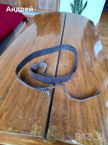 Стара кожена ремъчка,ремък за пушка #8