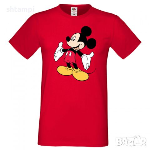 Мъжка тениска Mickey Mouse 7 Подарък,Изненада,Рожден ден, снимка 8 - Тениски - 36576508