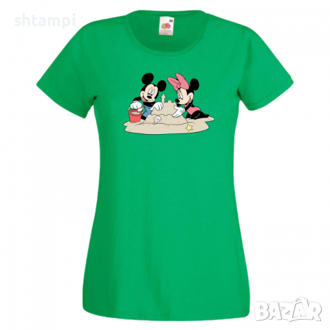 Дамска тениска Mickey & Minnie 4, снимка 3 - Тениски - 36526217
