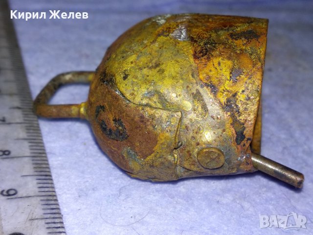 МНОГО СТАРА МЕТАЛНА РЪЧНО КОВАНА ХЛОПКА За КОЛЕКЦИЯ БИТОВ КЪТ МЕХАНА ИНТЕРИОР 38430, снимка 9 - Антикварни и старинни предмети - 43665589