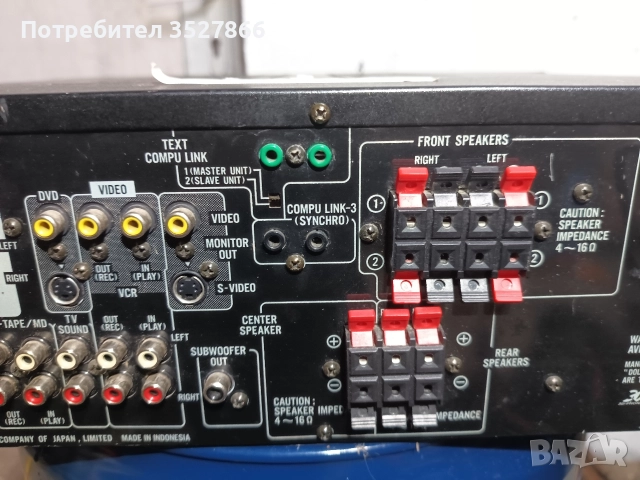 Ресийвър JVC RX -668, снимка 5 - Ресийвъри, усилватели, смесителни пултове - 52721367