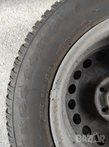 Метални джанти със зимни гуми и тасове 5x112. ,6Jx15H2, Et47 VW,AUDI, SKODA, снимка 5 - Гуми и джанти - 47478950