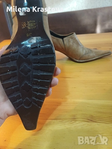 Franko Fortini естествена кожа, снимка 2 - Дамски обувки на ток - 53588290