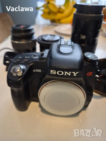 Sony A 580 фотоапарат,обективи и статив., снимка 10 - Фотоапарати - 53521502