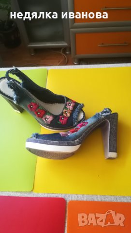 Дънкови сандали, снимка 3 - Сандали - 32735686