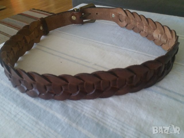 Дамски дизайнерски колан от естествена кожа, снимка 5 - Колани - 37373213