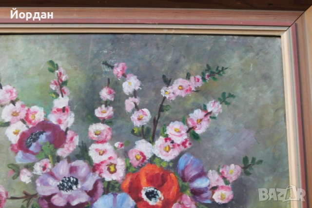 Европейска картина масло върху шперплат, снимка 3 - Картини - 53113450