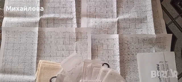 Схема, панама и мостри на конци на гоблена "Запустялата воденица", снимка 2 - Гоблени - 48555021