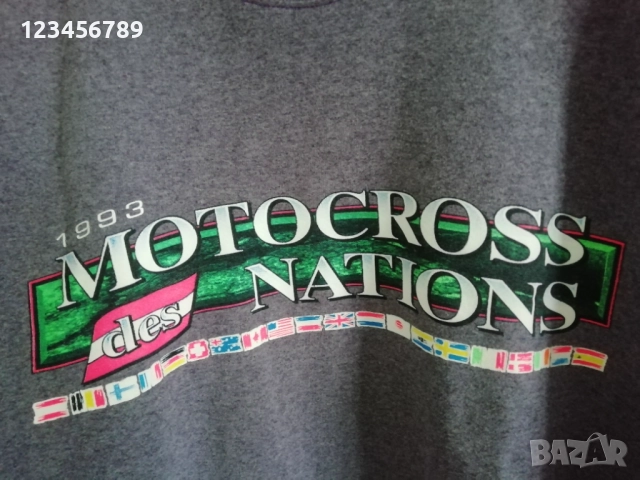 1993 Motocross des Nations Vintage CAL CRU Schwanenstadt Austria Vintage size L Shirt , снимка 7 - Блузи - 52708489