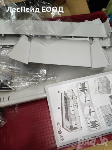 Ferplast Krolik 160 Rabit Grey, Red / клетка за зайци, снимка 3 - Други стоки за дома - 53522060