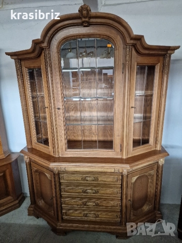 Масивна Витрина -внос от Германия! , снимка 2 - Секции и витрини - 52155519