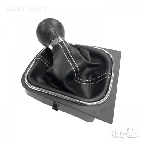 Топка за скоростен лост с маншон, VW Golf, 03-12г, 6 скорости, бял конец , снимка 2 - Аксесоари и консумативи - 37976729