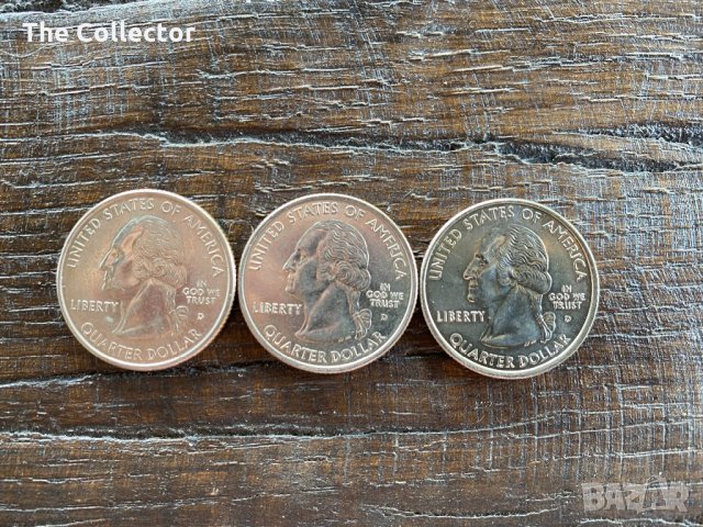 Уникална пълна колекция монети 25 цента, 1/4 долар., снимка 7 - Нумизматика и бонистика - 33576677