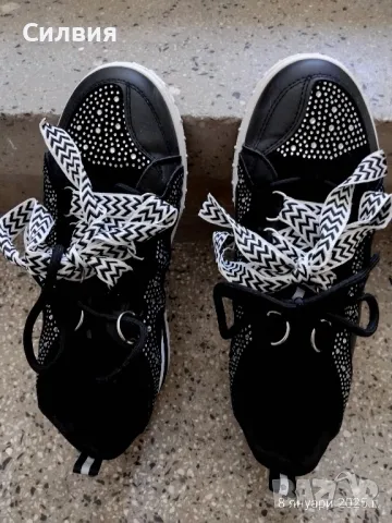 Сникърси черно и бяло , снимка 5 - Маратонки - 47881846