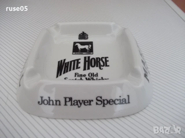 Пепелник "White Horse" порцеланов, снимка 2 - Колекции - 50930008