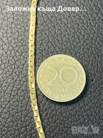 Златен Ланец житен клас синджир  златно ланче 14 к 585 gold zlato zlatni lanec lance , снимка 6 - Колиета, медальони, синджири - 51840190