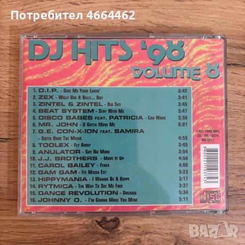 DJ HITS ‘ 98 - volume 8, снимка 2 - CD дискове - 52807095
