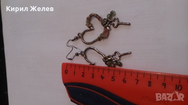 Арт обеци ръчна изработка -74211, снимка 4 - Обеци - 28782946
