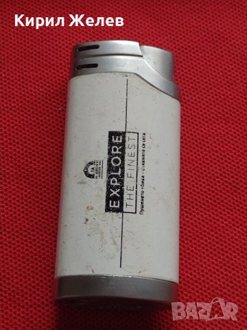 МЕТАЛНА ЗАПАЛКА EXPLORE THE FINEST ИНТЕРЕСЕН МОДЕЛ СТАРА РЯДКА ЗА КОЛЕКЦИОНЕРИ РАБОТИ 33920