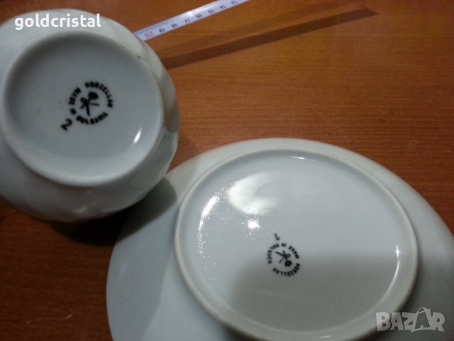 Стар български порцелан чаша за чай, снимка 9 - Антикварни и старинни предмети - 43899656