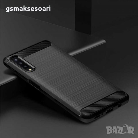 Samsung Galaxy A7 2018 - Удароустойчив Кейс Гръб CARBON, снимка 2 - Калъфи, кейсове - 35062702
