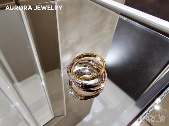 CARTIER Trinity Classic Унисекс Пръстен, снимка 3 - Пръстени - 52843798
