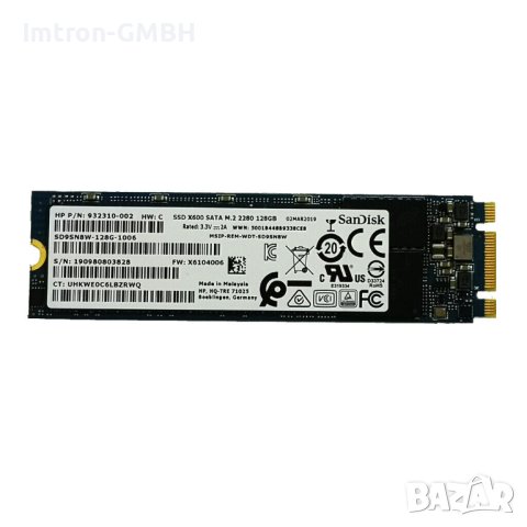 SanDisk X600 SD9SN8W-128G-1006 128GB SATA M.2 2280 SSD Solid State Drive for HP