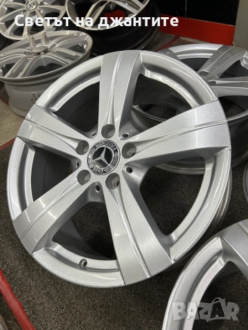 Джанти 17 Цола Mercedes A B C Klass W204 W205 GLA GLB Vito Original , снимка 4 - Гуми и джанти - 52790910