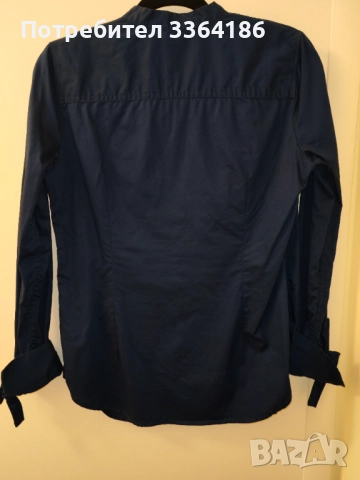 Тъмносиня риза, неизползвана , снимка 2 - Ризи - 52676145