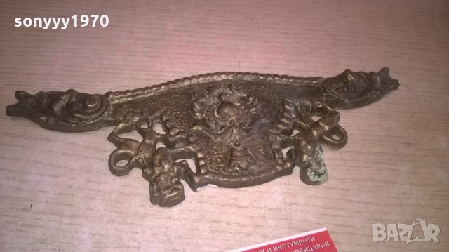 ЛЪВОВЕ-ОБКОВ-МАСИВЕН МЕД/МЕСИНГ-ВНОС ФРАНЦИЯ, снимка 13 - Колекции - 27621880