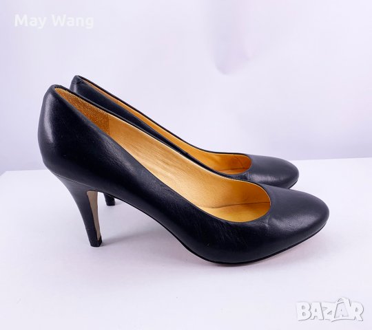Дамски обувки Buffalo London, Кожа, 39, 24см, Черен, мостра, Нови, снимка 3 - Дамски елегантни обувки - 32842078