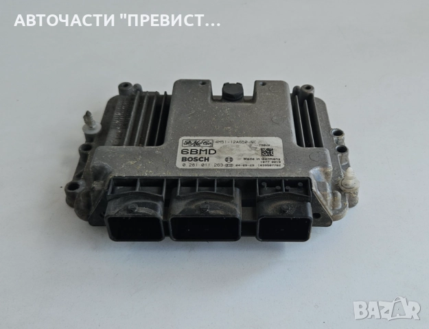 ECU Компютър 0281011263 4m51-12a650-nc Форд Фокус Ц Макс Ford Focus C Max 1.6 tdci
