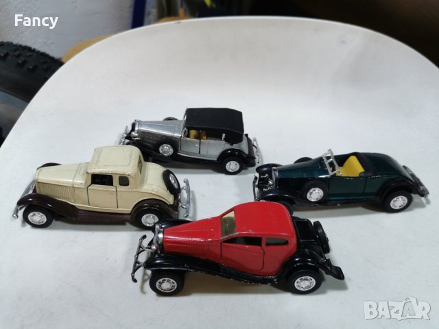 Метални колички Yatming 4 броя , снимка 5 - Колекции - 44080775