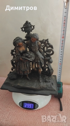 Красива статуетка пластика, снимка 4 - Антикварни и старинни предмети - 52789167