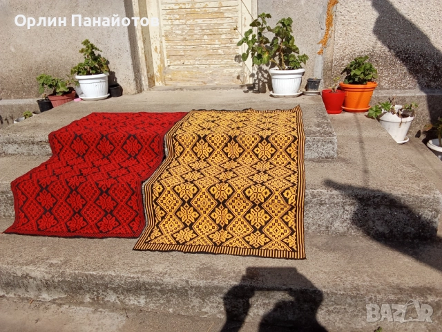 битови черги - ръчно и машинно тъкани