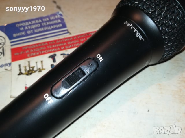 BEHRINGER NEW PROFI MICROPHONE 1801221935, снимка 3 - Микрофони - 35481529