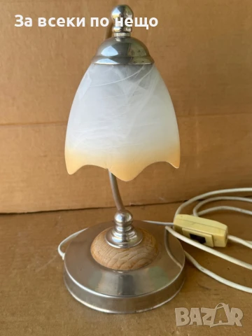 Стара нощна лампа от соца, снимка 4 - Настолни лампи - 51330803