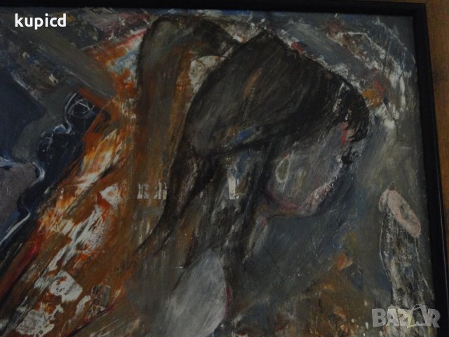 Картина от Марчо Ташакманов - Акт, маслени бои на шперплат 50 X 55 см, снимка 13 - Картини - 13220349
