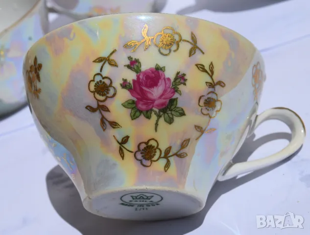 Kahla перлена порцеланова кана 4 чаши, снимка 11 - Други - 41327761