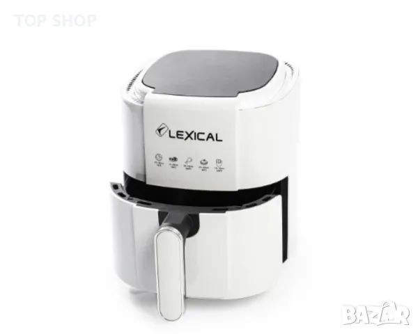Фритюрник с горещ въздух Lexical Airfryer LAF-3011-1/2 1200W 3.5L бял/черен