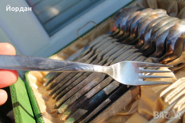 Немски посребрен сервиз за хранене, снимка 10 - Колекции - 39149778