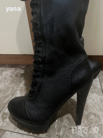Естествена кожа, снимка 4 - Дамски боти - 52695270