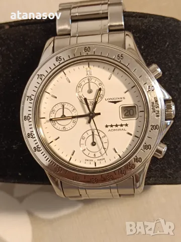 Longines admiral automatic chronograph, снимка 5 - Мъжки - 49537453