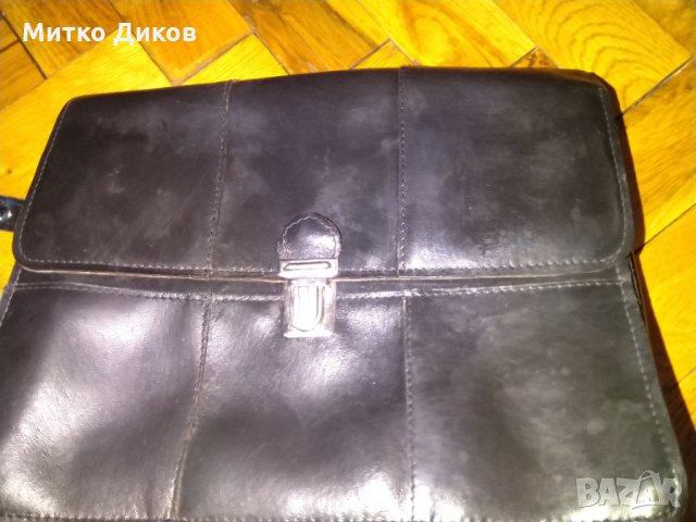 Чанта за ръка Капица естествена кожа 24х19х9см, снимка 2 - Чанти - 27406155