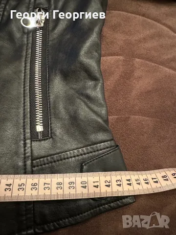 Страхотно кожено яке, снимка 7 - Якета - 49518025