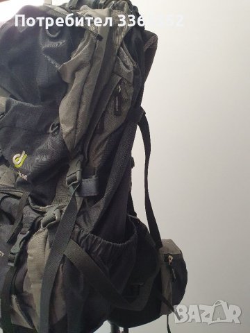 Туристическа раница Deuter Aircontact 45 + 10, мъжки модел, снимка 7 - Спортна екипировка - 36620052