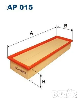 Въздушен филтър FILTRON AP015 1,6D, 2.0D, 2.1D, 2.1TD, 2.2D, 2.3D ARO BEDFORD OPEL RENAULT VOLVO