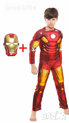 Детски маскировъчен костюм Спайдърмен , Капитан Америка , Хълк , Железният човек, снимка 4 - Други - 38130726