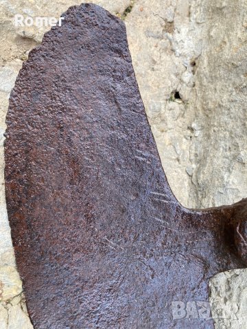 Стара ръчно кована мотика, снимка 4 - Антикварни и старинни предмети - 40604979