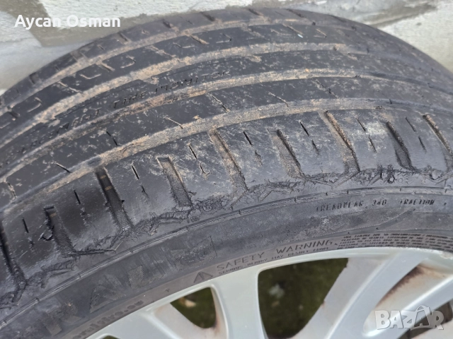 Оригинални джанти Renault Silverstone 17" с летни гуми GENERAL ALTIMAX SPORT 225/45 R17, снимка 11 - Гуми и джанти - 52893331